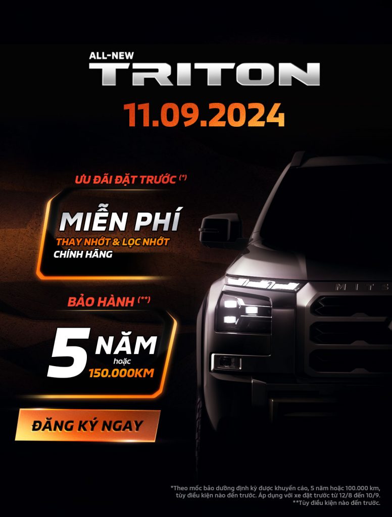 CHƯƠNG TRÌNH PRE-BOOKING ALL-NEW TRITON